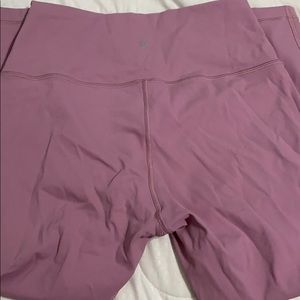 Lululemon High Rise Wunder Under Crop 21